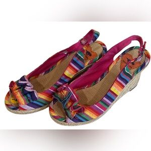 Rocket Dog Pink Espadrilles Vibrant Slip-On